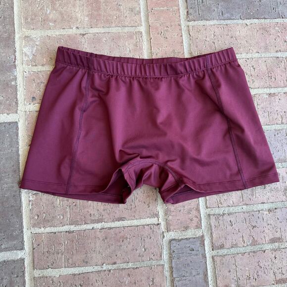 BCG Women's Gray Solid Elastic Waist Stretch Running Athletic Shorts Size Large - Picture 4 of 6